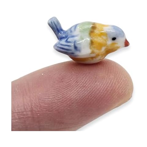 WitnyStore Tiny Blue Tit Bird Figurine Cover