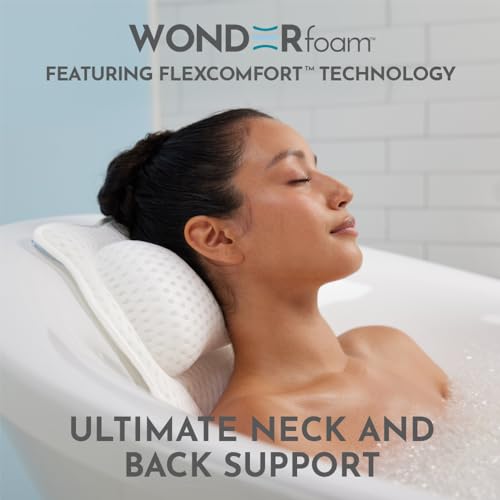 Wonderfoam 840316704960 Thick Padded Ergonomic Bath Pillow thumb #1