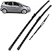 Produktbild 2 StüCk Auto Scheibenwischer Vorne FüR Opel Meriva B 20102017, 28"+22"+16", Hochwertige WischerbläTter Gummi ErsatzwischbläTter
