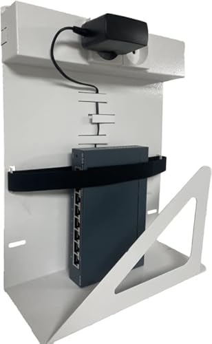 XH'system - étagère extension 250x300 pour box internet avec 1 bloc 2 pc+t Cover