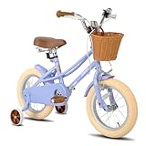 🚴✔Choose the Right Size! 14 inch bike is suitable for 3-5 years old (95 - 110 cm) girls; 16 inch bike is suitable for 4-7 years (108-120cm);20 inch bike is suitable for 7-10 years (125-140 cm) The handlebars and seat height are all adjustable. Grow u...