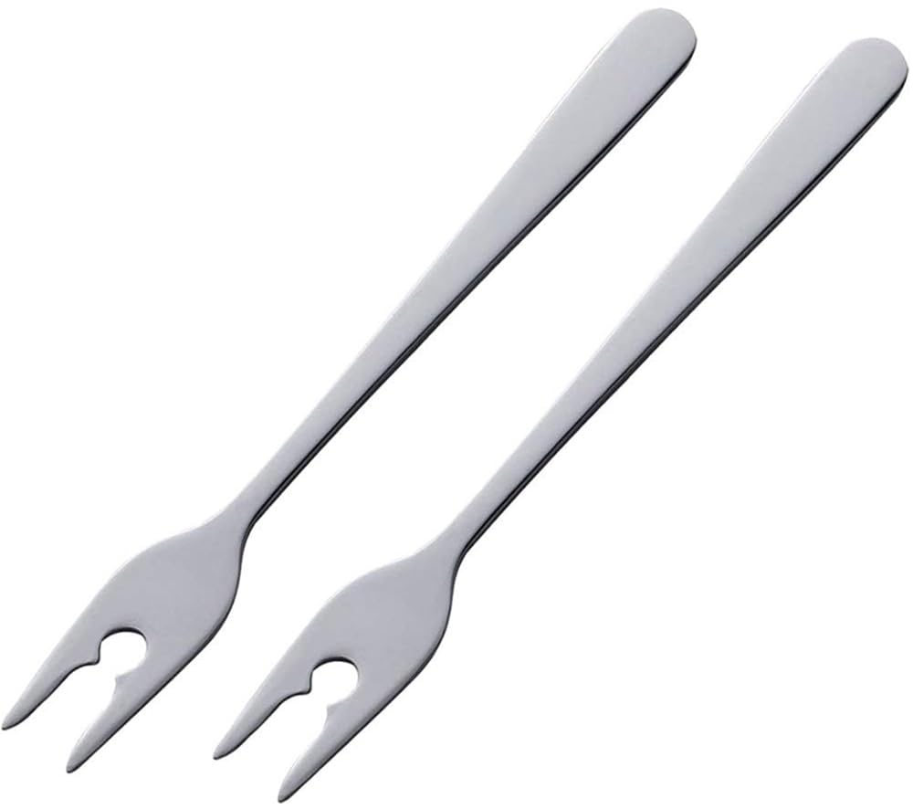 Amazon｜下村企販 串とり フォーク 2本組 【日本製】 食洗機対応 食材