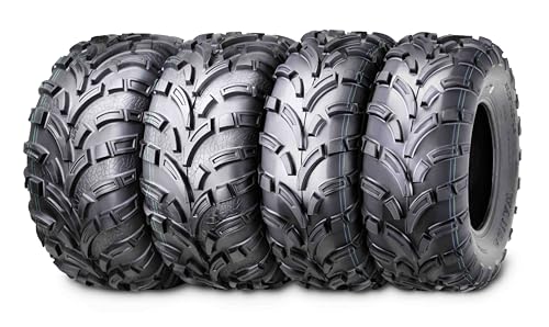 WANDA Set of 4 New ATV/UTV Tires 25x10-12 Front & 25x11-12 Rear /6PR P373