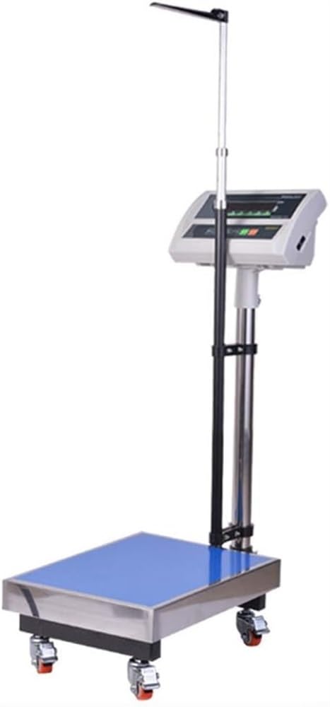 MYUYEE Weighing Scales,Height And Weight Scale,Electronic Scale,With Height Bar And Led Display,Digital Clinical Scale,For Bathroom,Gym 205 Kg