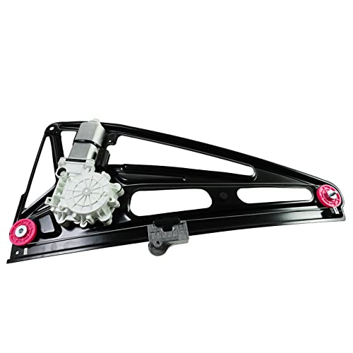 Image of TRQ Rear Right Power Window Regulator & Motor Assembly Passenger Side Compatible with 1998-2001 BMW 740i 740iL 750iL