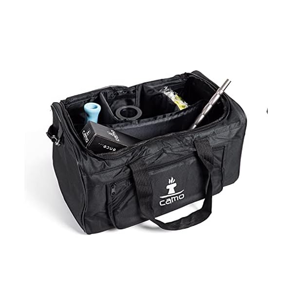 Camo Bag Transporttasche Individuell Aufteilbar Shishatasche Universal Tasche für Shisha und Zubehör inkl. Dicker Rundum… – Bild 3