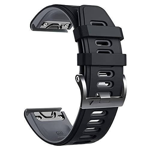 MURVE Correa de reloj inteligente para Garmin Fenix 7 7X 6 6X Pro 5 5X Plus 3 3HR 945 bandas 22 26 mm Easyfit correa de liberación rápida accesorios, 26mm Width, Ágata