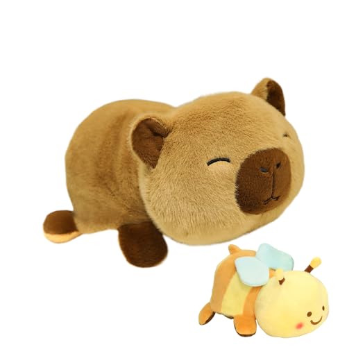 Peluche capybara souple contre l'anxiété du coucher des adolescents