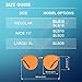 THL Sleep Blue Light Blocking Glasses for Better Sleep - Rimless - Amber Orange Computer Filter Anti Eye Strain Lenses (Black) Regular