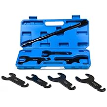 SMOTIVEPRO Pneumatic Fan Clutch Wrench Set, 8Pcs, 7/8"-2"