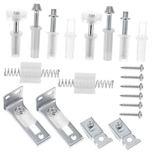 Set Esencial de Herrajes para Puerta con Guía de Rueda Pivotante para Puertas Plegables y Correderas miniatura 1