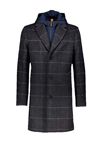 Manteau chaud homme veste longue en laine hiver collection mode masculine vêtement chic