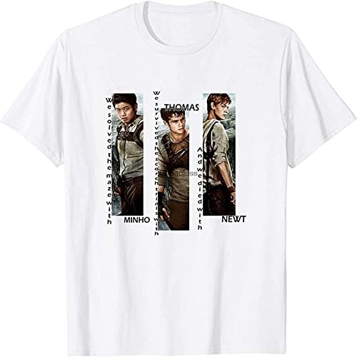 Maze Runner Minho Thomas Newt Death Cure Scorch Trials Laberinto Regalo para hombres, mujeres y niñas, camiseta unisex, Negro, S