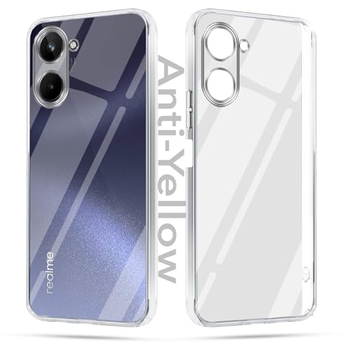 Jkobi Realme 10 Clear Back Cover Yellow - Image 2