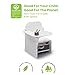 Delta Children MySize Chair Desk With Storage Bin, Bianca White