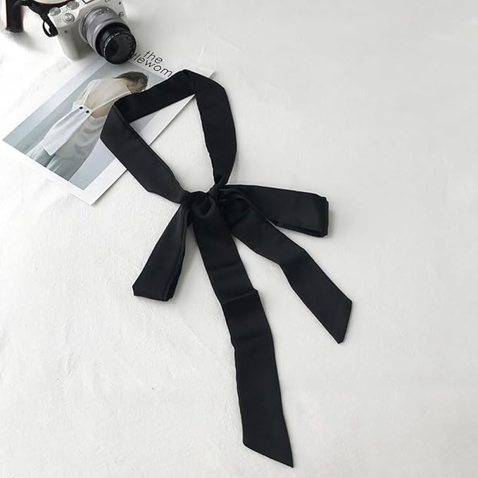 Black Satin Ribbon Belt Long Chiffon Sash Waist Belt for Bridal Wedding Dress Belt Bridal Waist Robe Replacement Formal Special Occasion Dresses Accessories, Men's Belts, Women's Belts2