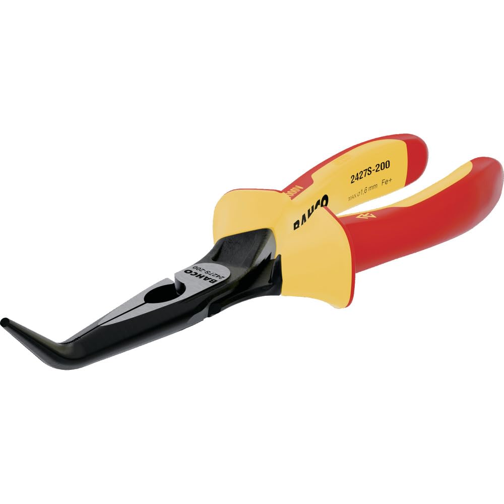 Bahco 2427S ERGO™ Insulated 45° Bent Nose Pliers 200mm (8in) BAH2427S200
