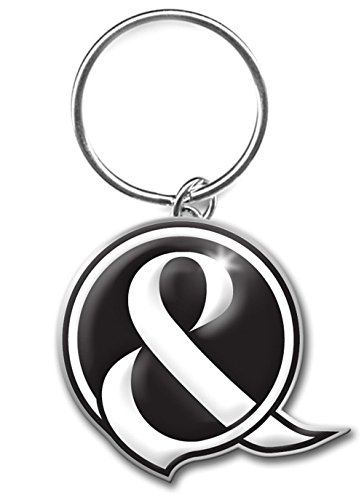 Photo de Of Mice and Men Ampersand argent métal noir haut de gamme Porte-clés officiel