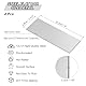 PATIKIL 4er Pack 12L14 Stahl für Messerherstellung, 4 x 1-1/2 x 1/8 Warmgewalzter Stahlblech für DIY Blankblech, professionelle und Hobbynutzung, Stahlstangen