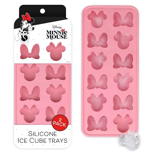 Disney Minnie Silicone Ice Cube Tray 2-Pack 5x12.5 BPA-Free