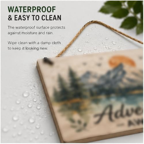 Plaque Caution Do Not Drink The Water - Home Decor Bathrooms Decor and image 5