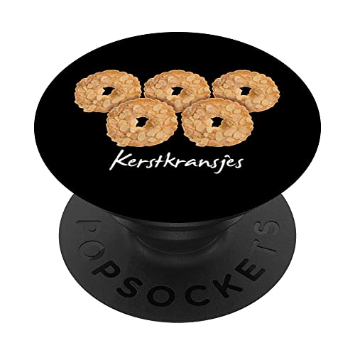 Kerstkransjes Christmas Cookie Netherlands Holland Dutch Nut PopSockets Swappable PopGrip