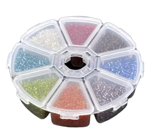 PEPPERLONELY Brand 100gram Box Mixed Color Seed Beads for Jewelry Making 2mm (12/0)