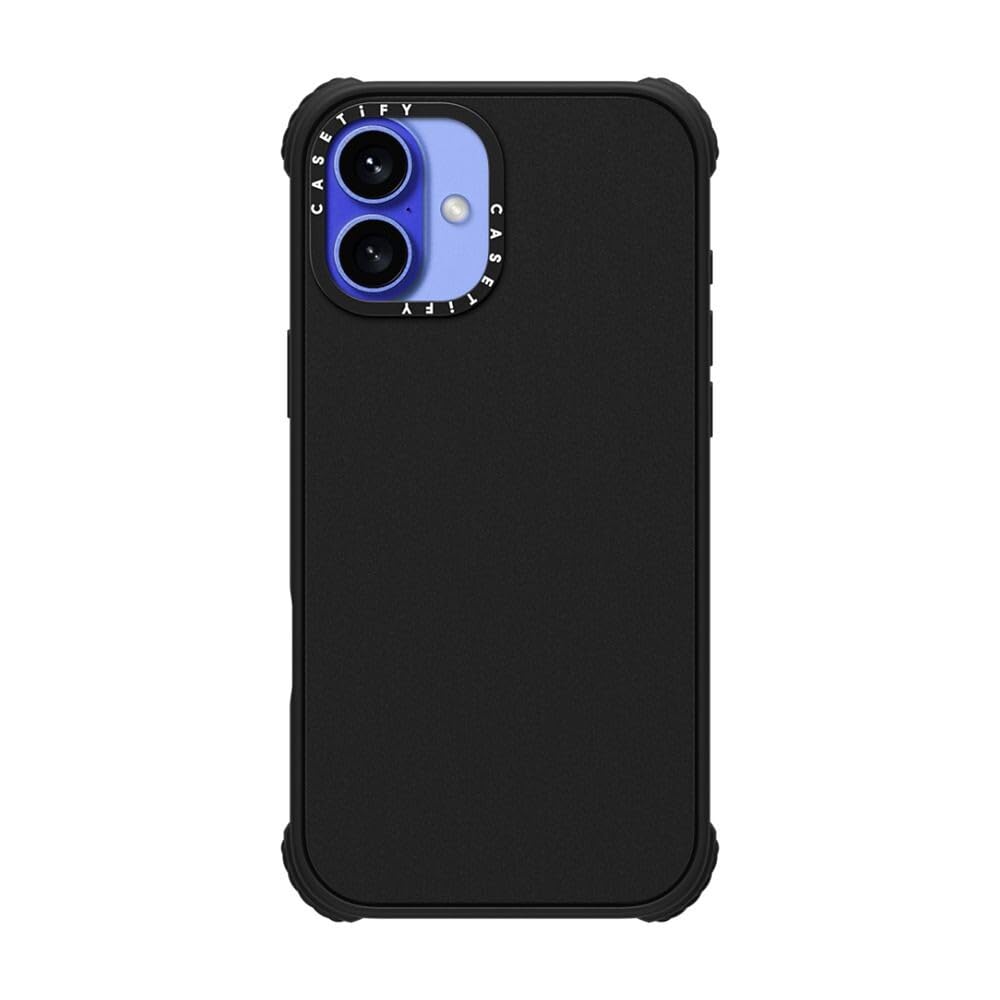 CASETiFY Ultra Impact - Funda para iPhone 16 Plus (fuerte y delgada, protección contra caídas de grado militar 5X de 11 pies, compatible con Magsafe), color negro mate
