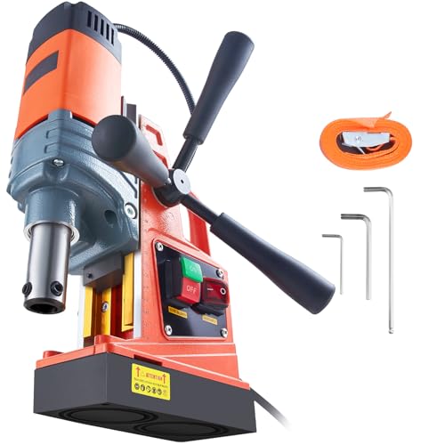 Image of Happybuy Magnetic Drill, 1300W, 1.57" Boring, 2922lbf Portable Electric Mag Drill with Variable Speed, 810 RPM, Drilling Machine for Home & Industrial Use