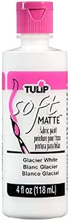 I Love To Create Tulip Soft Fabric Paint 4oz-Matte-Glacier White, Other, Multicoloured, 118.3 ml (Pack of 1)
