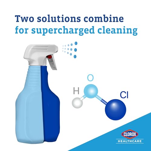 Clorox Healthcare Fuzion Cleaner Disinfectant Spray, No Strong Chemical Odors, Tough on Germs, Disinfecting Bleach Spray, 32 fl. oz., Pack of 9 - image 4