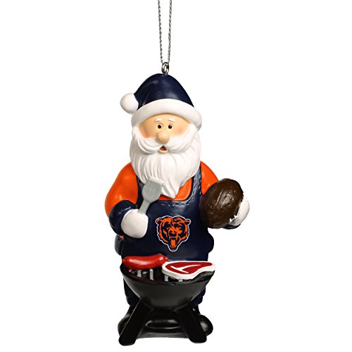 FOCO Adorno de Parrilla de Papá Noel de los Chicago Bears