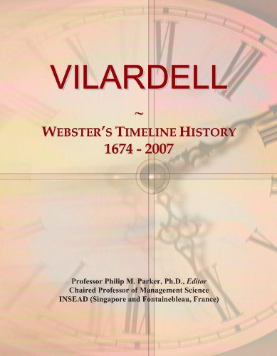 VILARDELL: Webster's Timeline History, 1674 - 2007