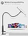Tryone Gooseneck Tablet Holder Stand for Bed Adjustable Flexible Arm Tablets Mount Clamp on Table Compatible with iPad Air Mini | Galaxy Tabs | Kindle Fire | Switch or Other 4.7-10.5