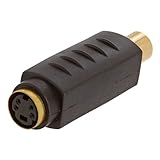 S-VIDEO/SVHS (F) to RCA OUT (Female) Adapter CONVERTER CABLE