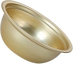 KICHOUSE Tigela De Prato De Alumínio Amarelo Recipiente De Espaguete Grande Tigela De Mistura De Aço Inoxidável Recipiente De Aço Inoxidável Tigelas De Servir De Aço Inoxidável Tigela De