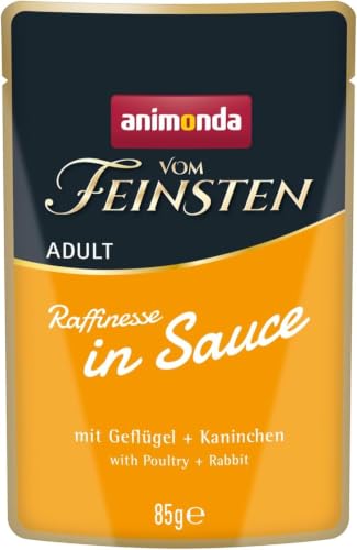 animonda Vom Feinsten Adult Katzenfutter nass in Sauce Mixpack (8 x 85g)