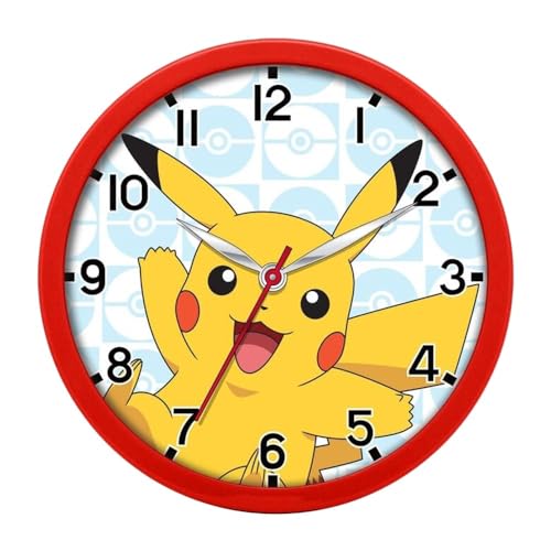 Horloge murale Pokémon Pikachu : cadeau d'anniversaire original pour petit dresseur
