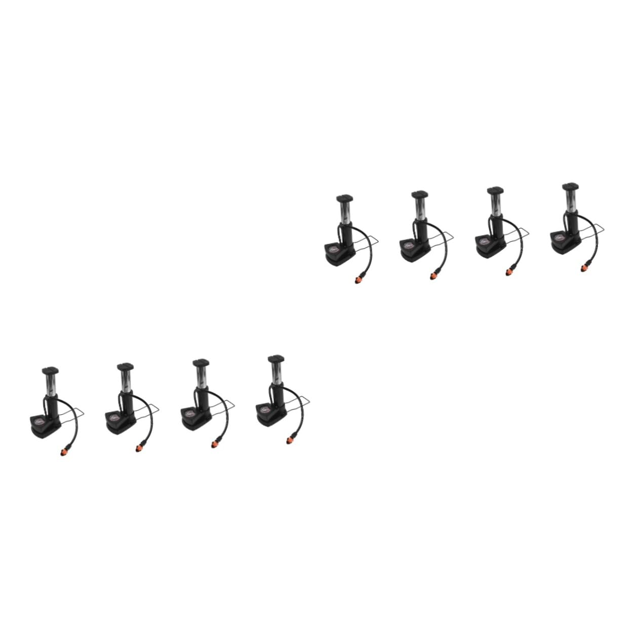 Toyvian Fahrradpumpe Hochdruck Luftpumpe für Reifen Multifunktionale Fußpumpe mit Manometer für Fahrräder Motorräder und Bälle und Kompakt für Unterwegs
