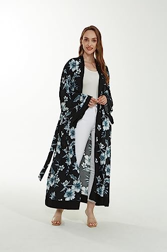 Image of Hawaii Hangover Family Matching Hawaiian Clothes, Midnight Bloom | Family matching Hawaiian outfits, Midnight Bloom, lightweight rayon, machine washable, tropical floral print, luaus, cruises