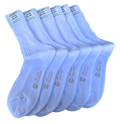 Lucchetti Socks Milano 6 PAIA calze da uomo CORTE