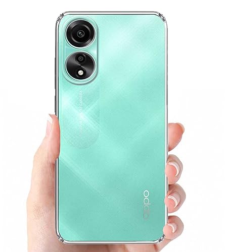 Image of Soft Silicone TPU Back Cover Compatible with Oppo A78 4G