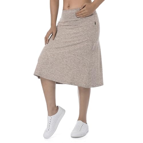 Women Midi Knee Length Skorts Skirts with Zipper...