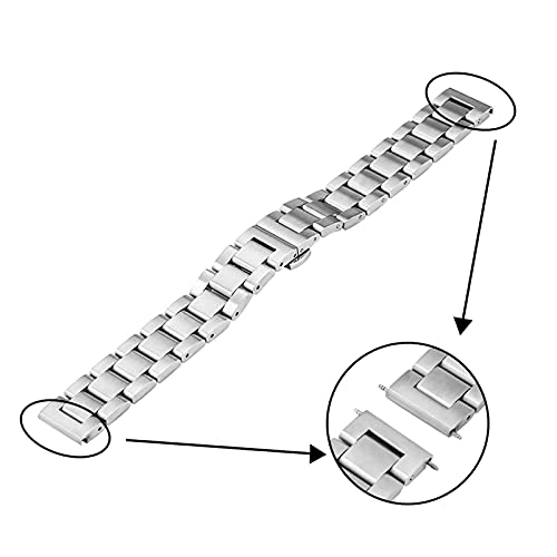 Fermoir de montre qui ne lâche plus avec sangle acier robuste - 6