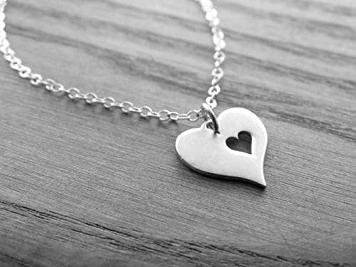 Gift for Grandma • Grandma Gifts from Grandchildren • Sterling Silver • Gifts from Granddaughter Grandson • Two Heart Charm Necklace • Grandmother Jewelry • Unique Grandma Gifts for Christmas Birthday - Image 2