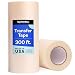 12" x 300' Roll of Clear, High Tack Vinyl Transfer Tape for Cricut, Silhouette Cameo & Craft Die Cutters. Premium-Grade Application Tape for Vinyl Letters, Stickers, and Graphics. Made in The USA!