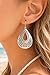 Floral Teardrop on Sterling Silver Earrings Handmade Sundance Dreams Designs