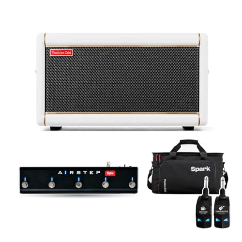 Positive Grid Spark2 �t�b�g�X�C�b�`���P�[�X�����C�����X�V�X�e�� LGW-01 �Z�b�g Pearl �M�^�[�A���v �x�[�X �G���A�R�Ή� 50W �|�W�e�B�u�O���b�h