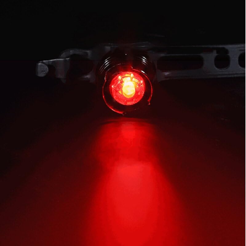 Feu arrière de vélo LED rouge de sécurité nocturne mini éclairage pour cycliste - 5