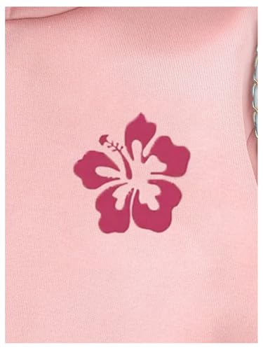 Verdusa Girl's Floral Letter Graphic Hoodie Sweatshirt Cute Pullover Tops with Pockets4